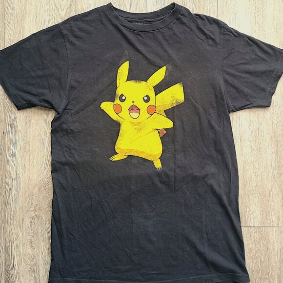 Pokémon Black Pikachu t-shirt, size Small - Picture 1 of 5